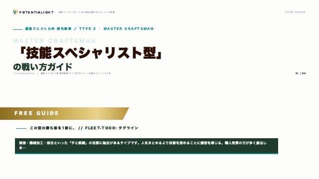 技能スペシャリスト型の戦い方ガイド 表紙