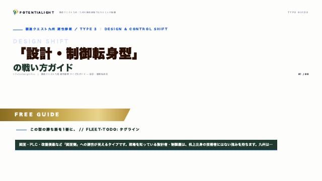 設計・制御転身型の戦い方ガイド 表紙